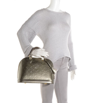 Louis Vuitton Vernis Alma PM Gris Art Deco 2 of 7