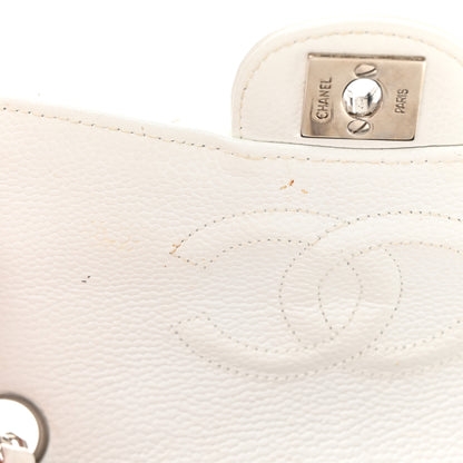 Chanel Caviar Quilted Mini Square Flap White 14 of 17