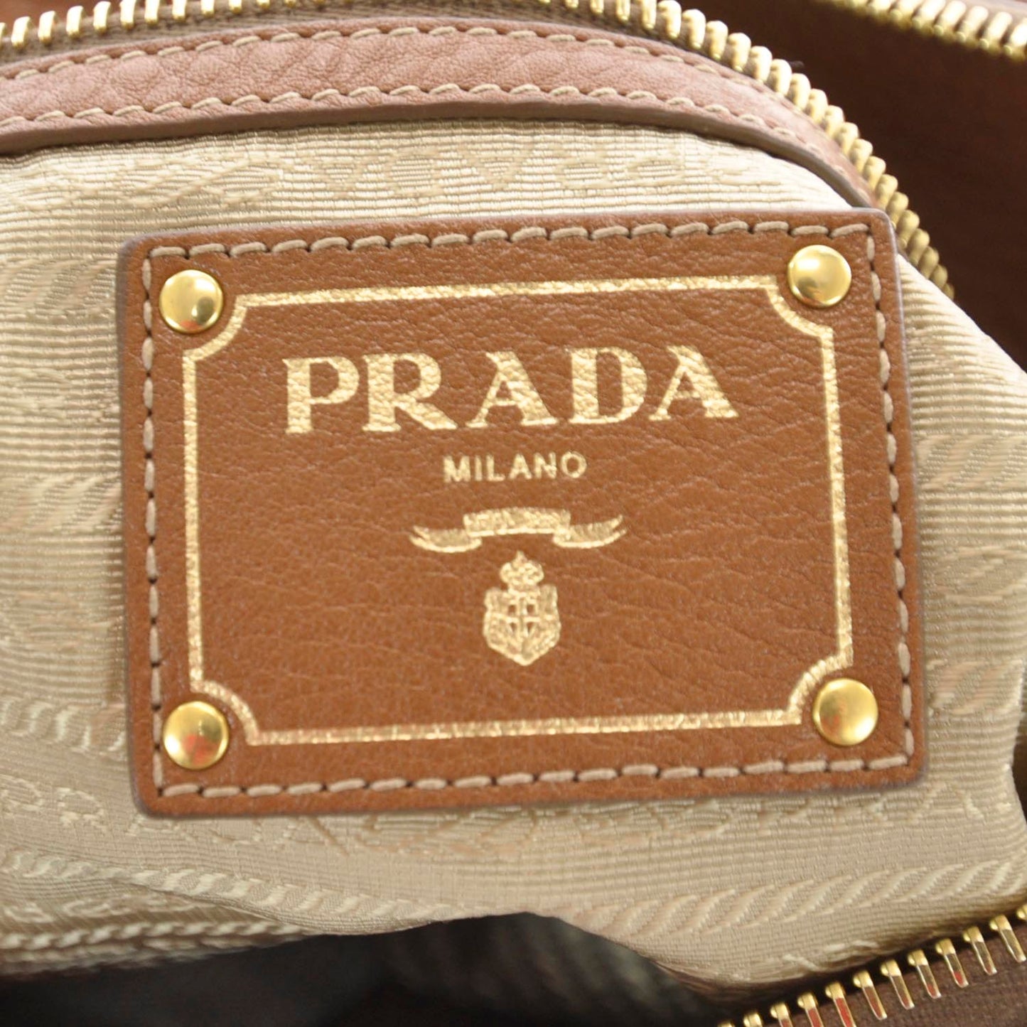 Vitello Daino Tote Brandy
