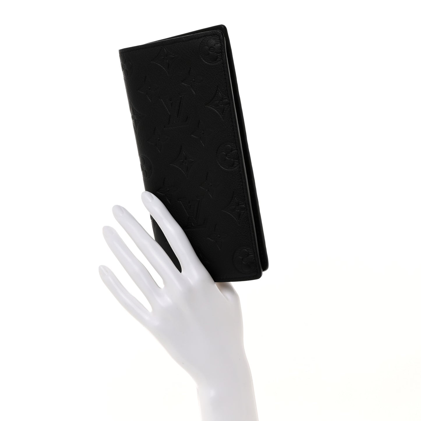Calfskin Monogram Shadow Brazza Wallet Black