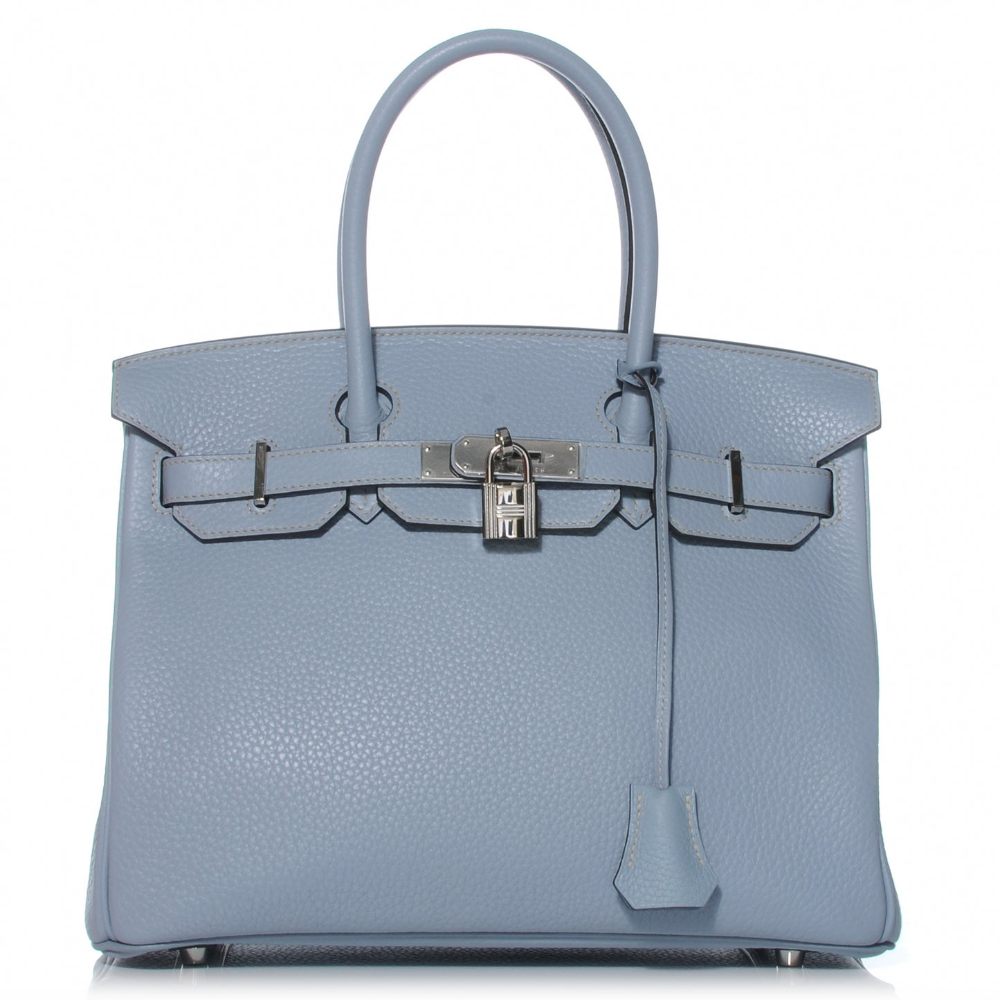 Togo Birkin 30 Bleu Lin