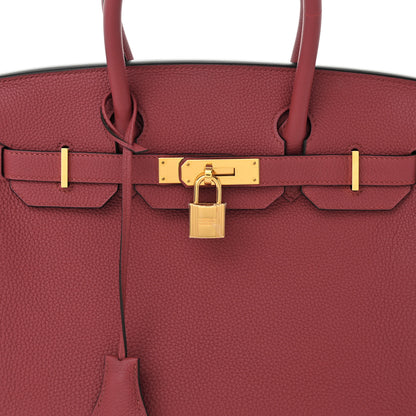 Hermes Togo Birkin 30 Rouge Grenat 7 of 14