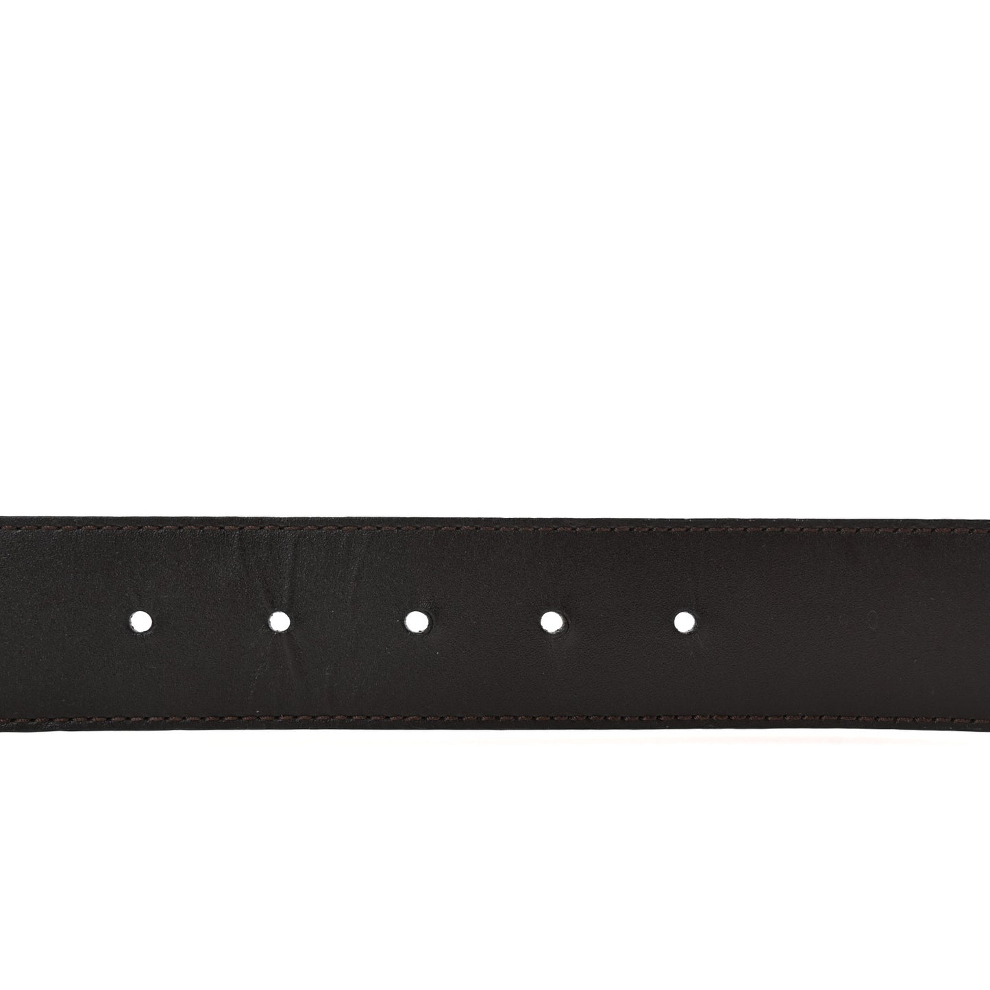 Calfskin 40mm LV Initiales Reversible Belt 90 36 Black Dark Brown
