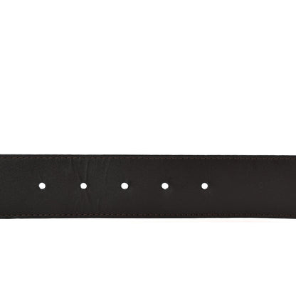 Louis Vuitton Calfskin 40mm LV Initiales Reversible Belt 90 36 Black Dark Brown 4 of 5