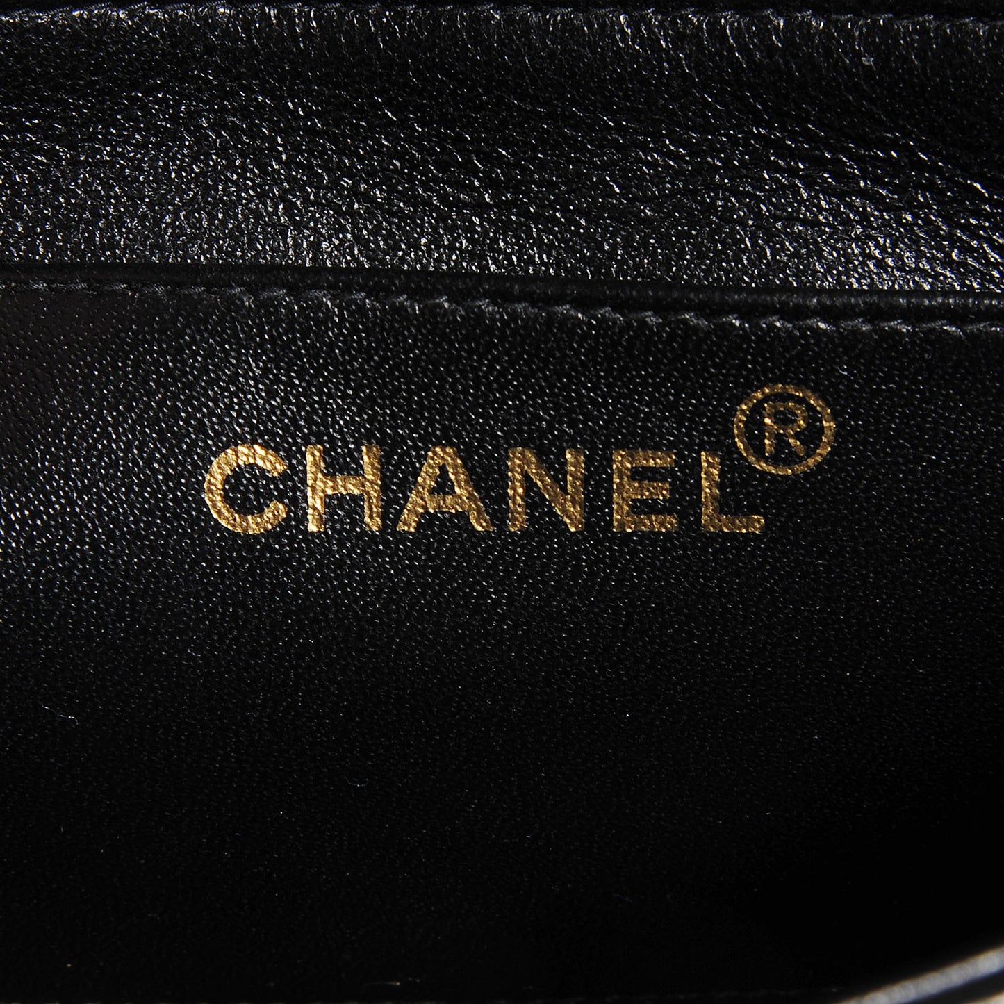 Lambskin Quilted Small Single Flap Black