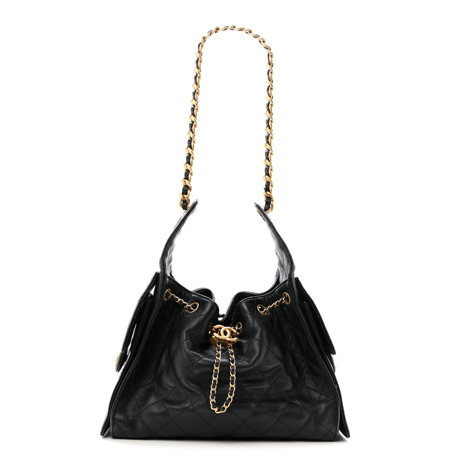 Chanel Caviar Quilted Small Chanel 25 Handbag Black 1 of 14