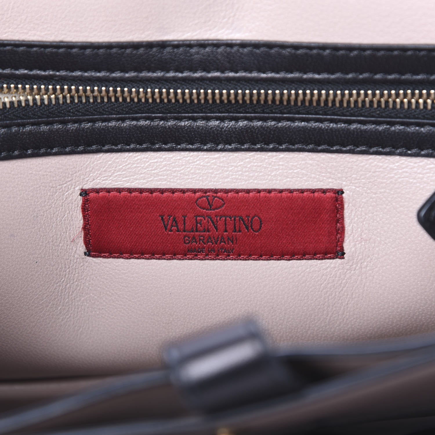 Valentino Garavani Calfskin Rockstud Top Handle Crossbody Black 5 of 18