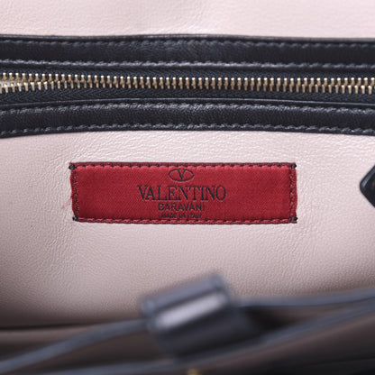 Valentino Garavani Calfskin Rockstud Top Handle Crossbody Black 5 of 18