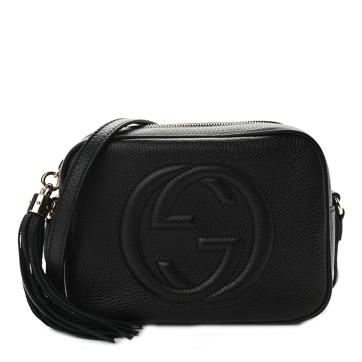 Gucci Pebbled Calfskin Small Soho Disco Bag Black 1 of 9
