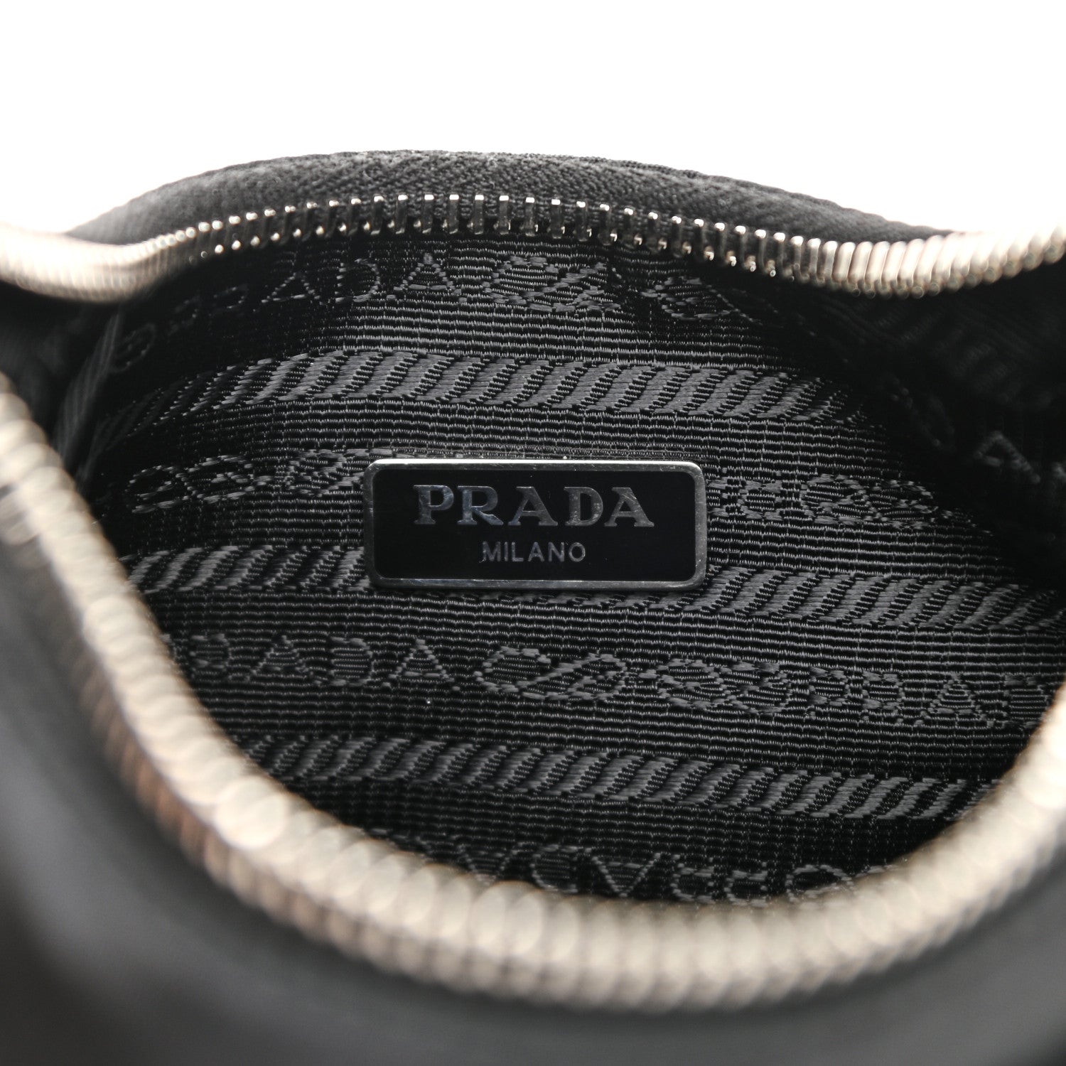 Prada Nylon Re-Edition 2005 Shoulder Bag Black 6 of 10