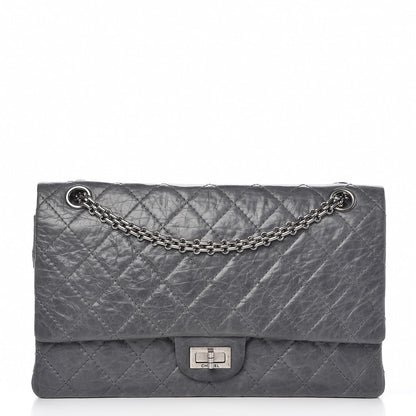 Chanel Aged Calfskin Quilted 50th Anniversary 2.55 Reissue Flap 226 Grey 1 of 13