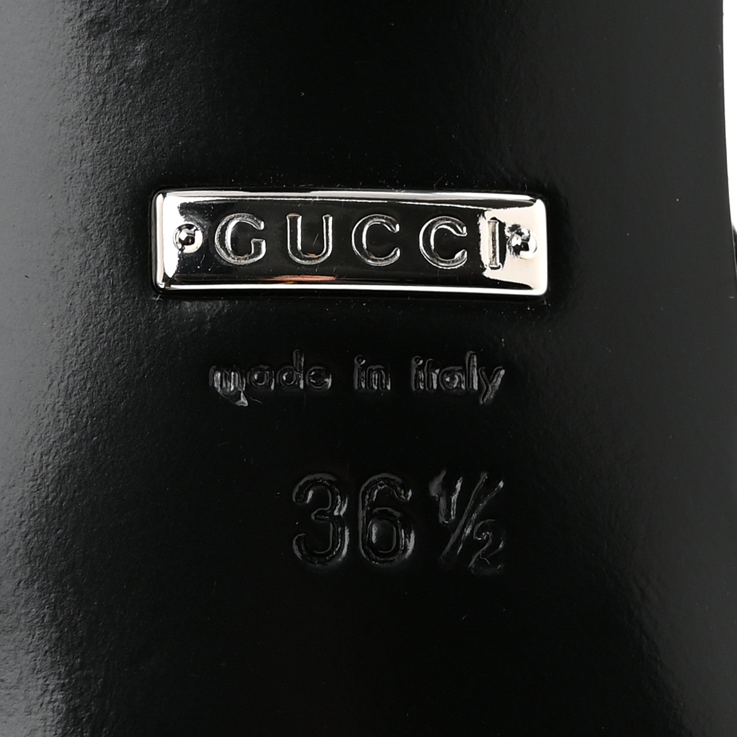 Gucci Tela Retino Kid Scamosciato Crystal GG Monogram Square G 35mm Slingback Pumps 36.5 Black 8 of 8
