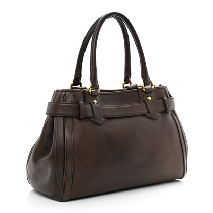 Gucci Calfskin Medium GG Running Tote Brown 3 of 10