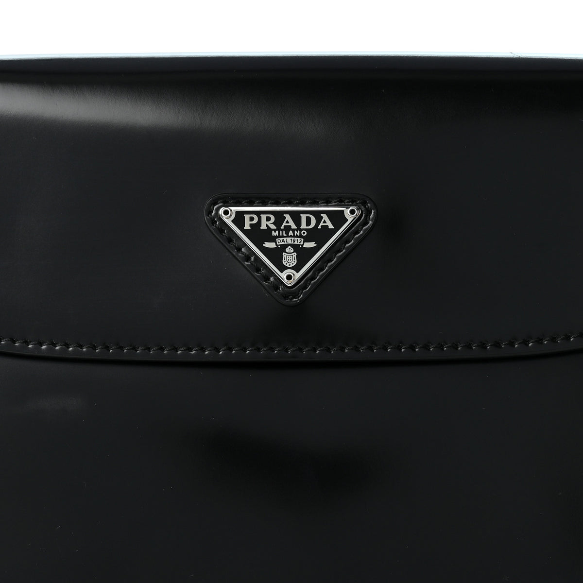 Spazzolato Cleo Flap Shoulder Bag Black