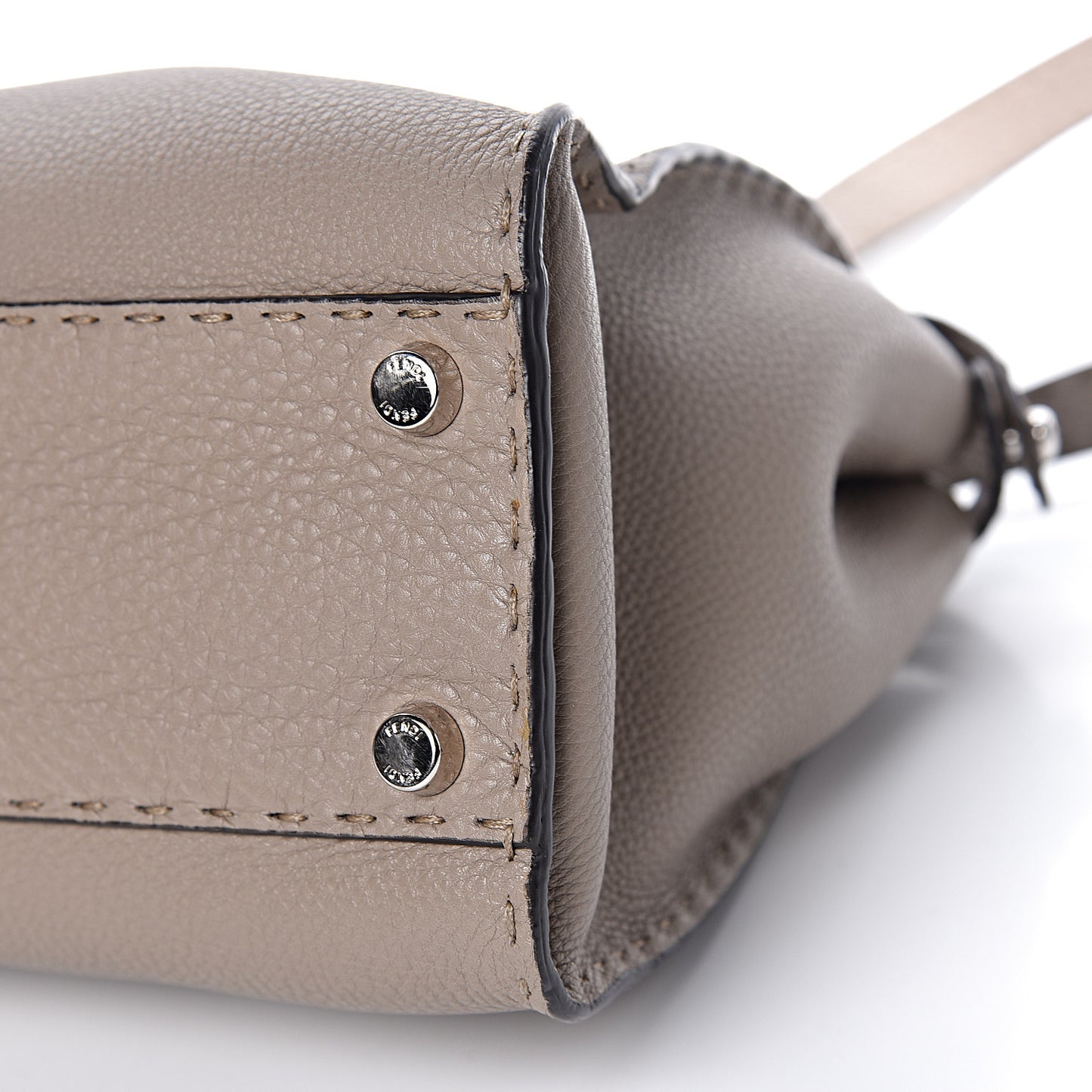 Cuoio Romano Selleria Medium Peekaboo Iconic Satchel Corda