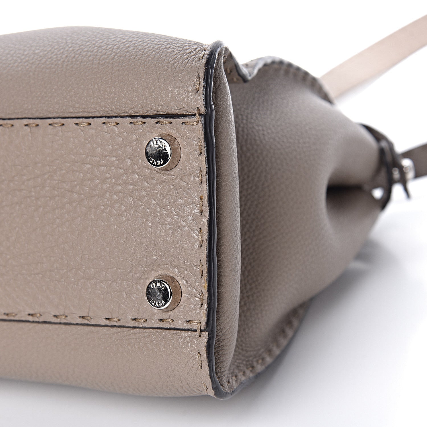 Fendi Cuoio Romano Selleria Medium Peekaboo Iconic Satchel Corda 10 of 11
