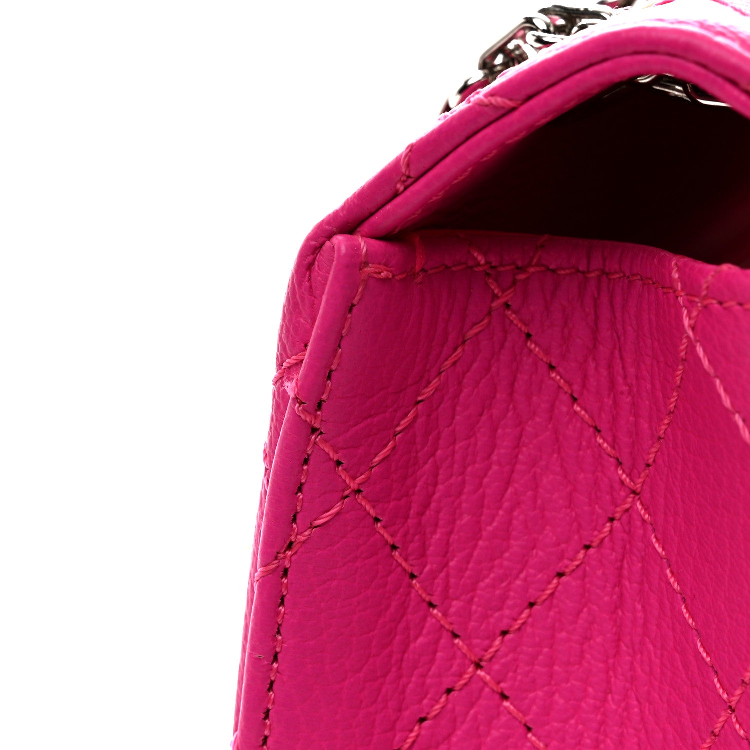 Chanel Goatskin Quilted 2.55 Reissue Mini Flap Fluorescent Pink 11 of 11