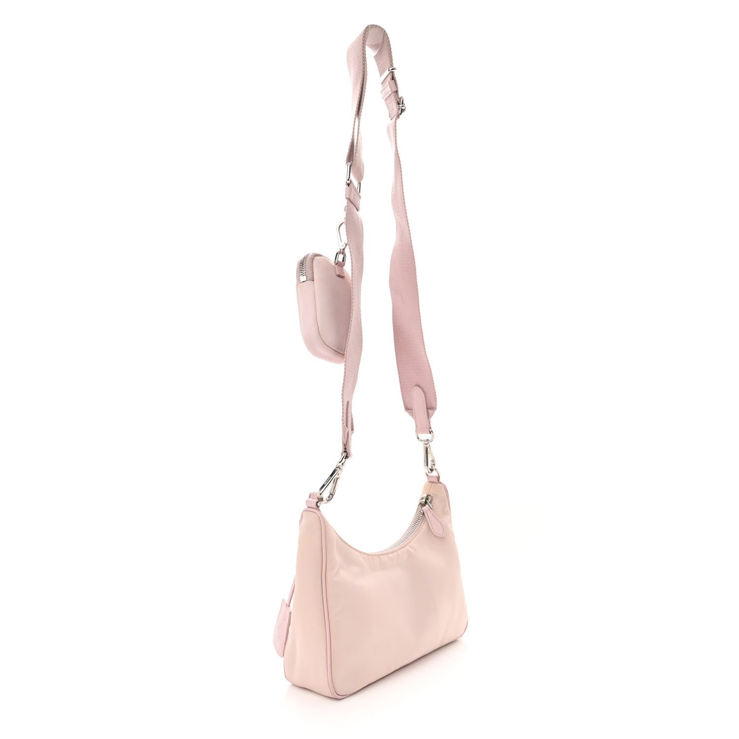 Prada Nylon Re-Edition 2005 Shoulder Bag Alabastro 3 of 15