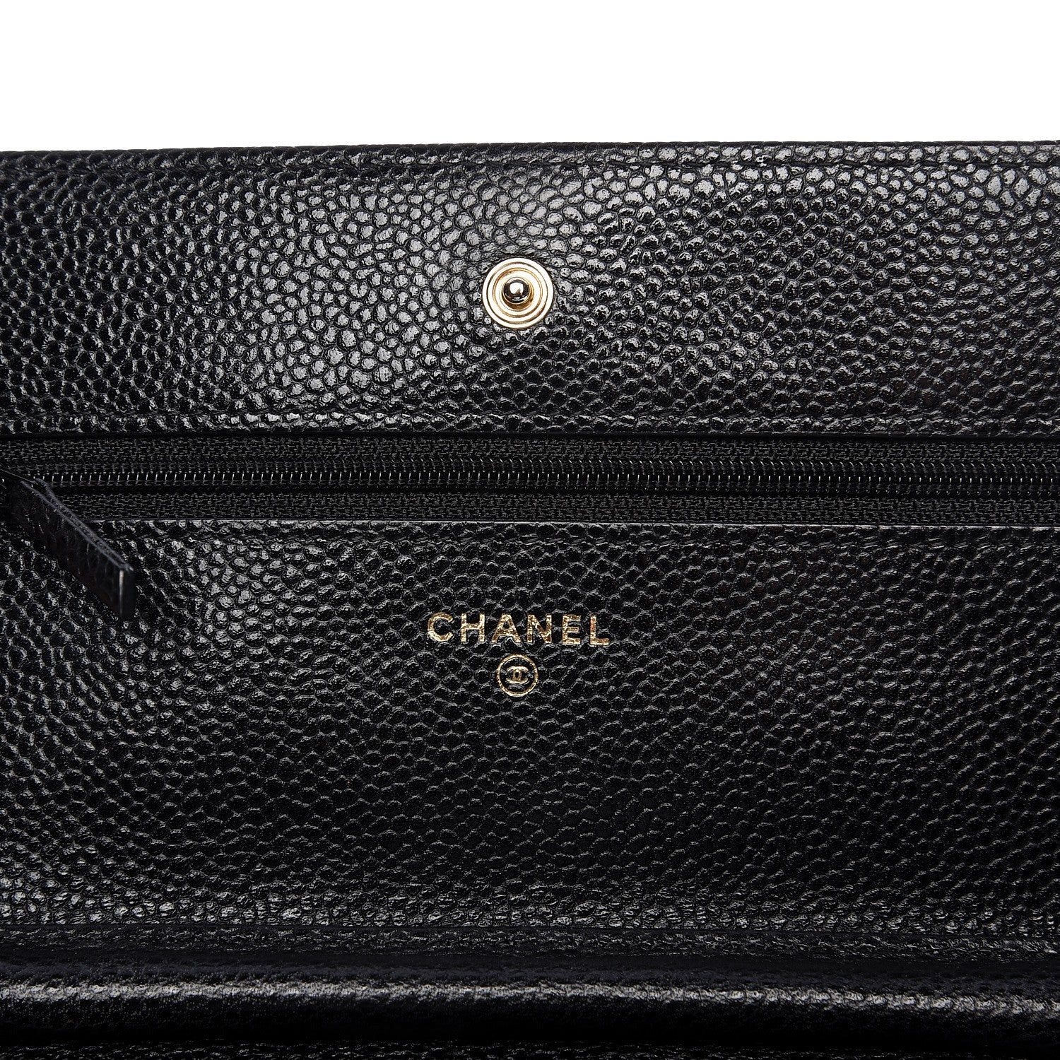 Chanel Caviar Quilted Wallet On Chain WOC Black 6 of 10