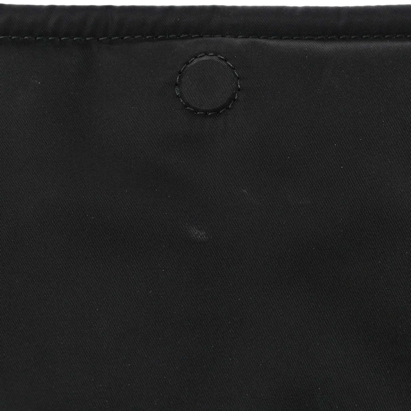 Re-Nylon Vitello Padded Large Flap Shoulder Bag Black