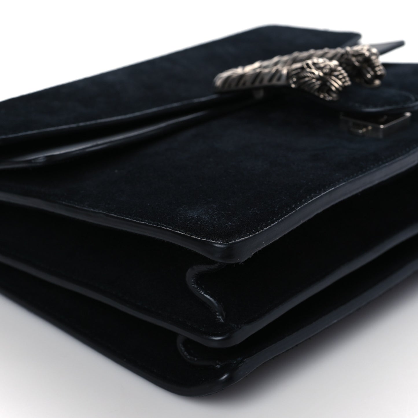 Suede Medium Dionysus Shoulder Bag Black