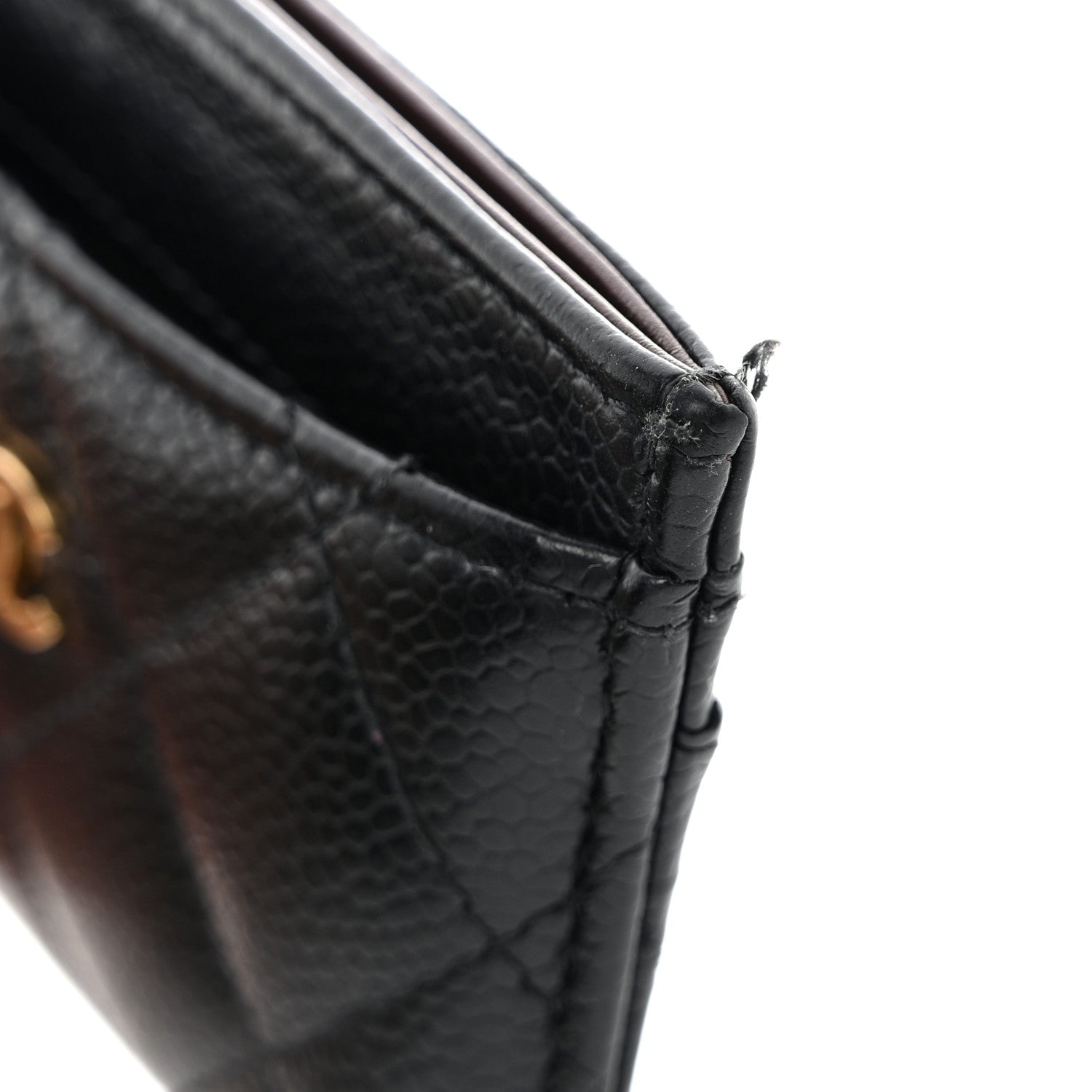 Chanel Caviar Quilted Card Holder Black 9 of 12