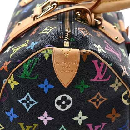 Louis Vuitton Monogram Multicolor Speedy 30 Black 7 of 16