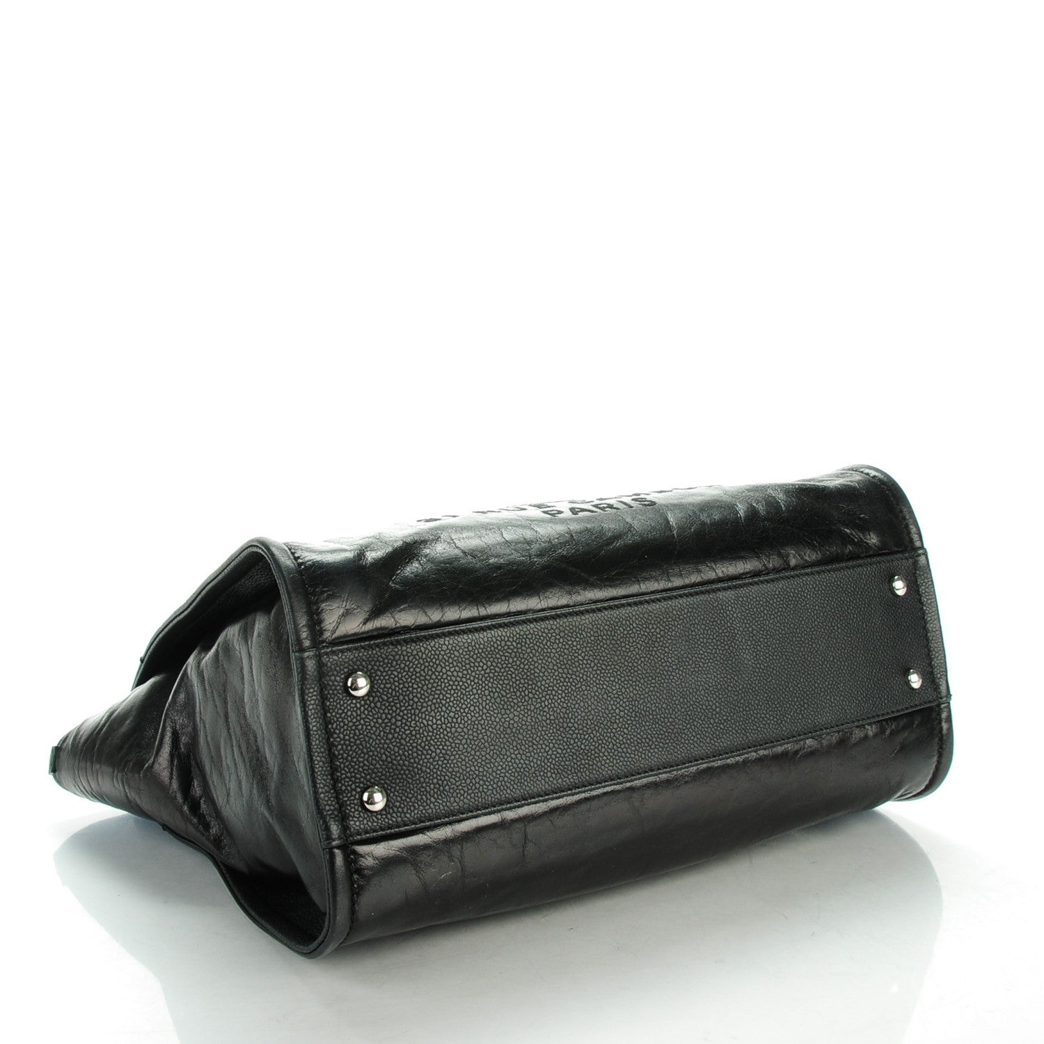 Chanel Calfskin Small Deauville Tote Black 3 of 7