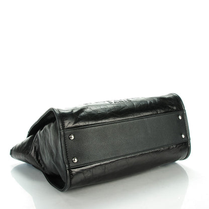 Chanel Calfskin Small Deauville Tote Black 3 of 7
