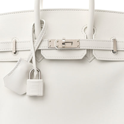 Hermes Swift Birkin 25 New White 8 of 12