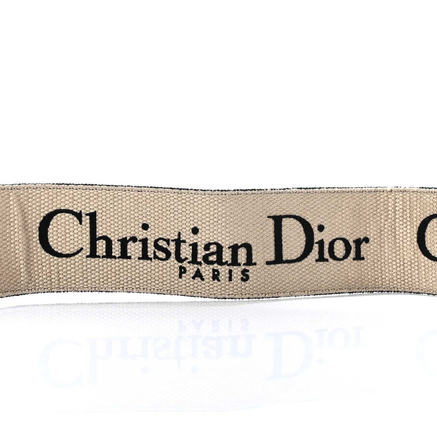 Christian Dior Canvas Embroidered Shoulder Strap Black 4 of 4