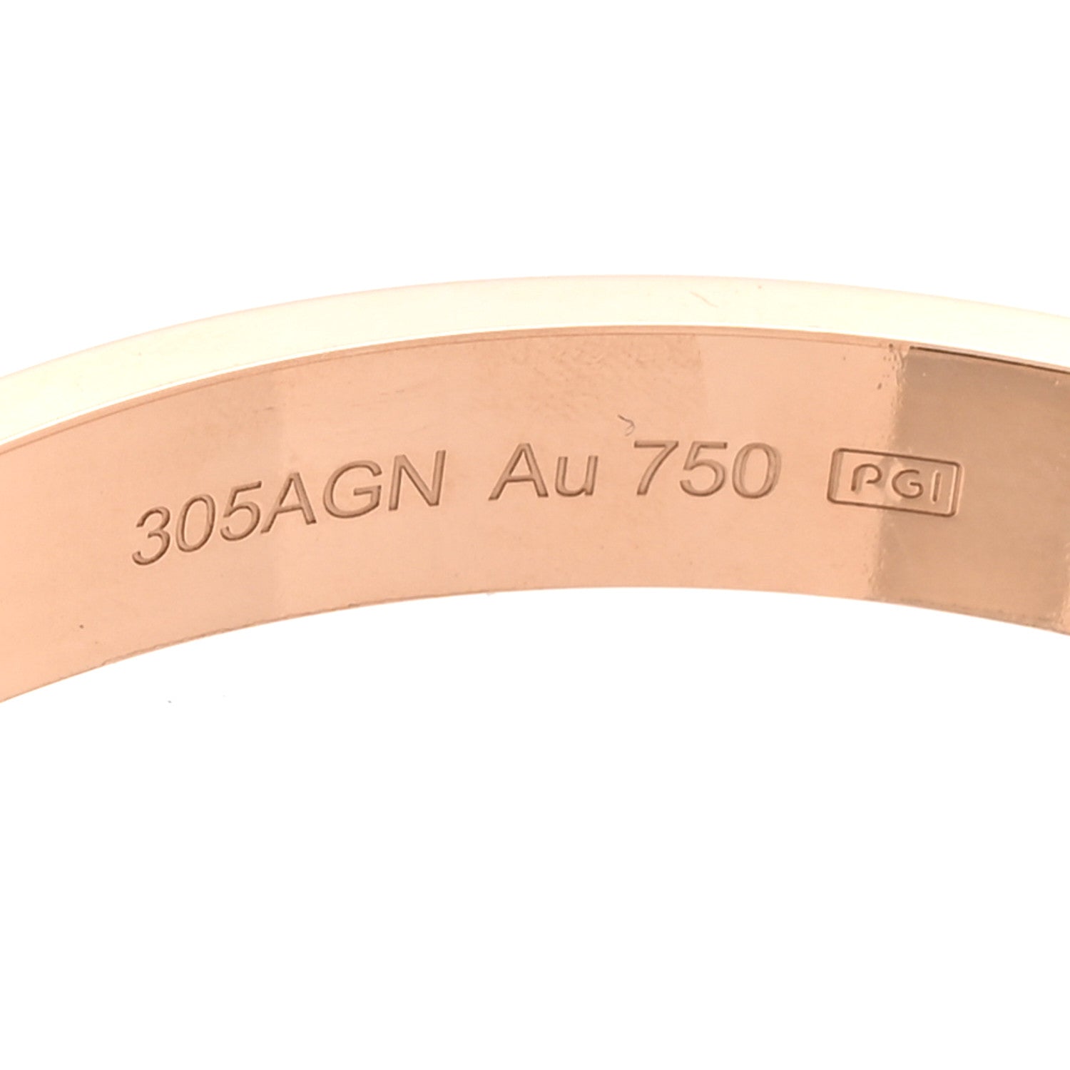 Cartier 18K Pink Gold LOVE Bracelet 17 7 of 9