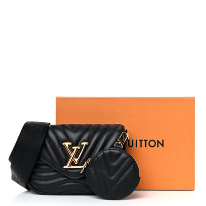 Louis Vuitton Calfskin New Wave Multi Pochette Black 13 of 13