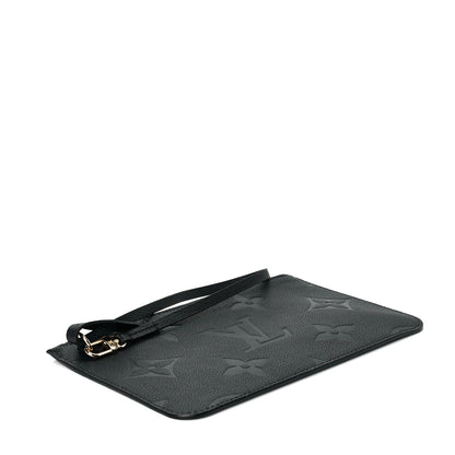 Louis Vuitton Empreinte Monogram Giant Neverfull MM Pochette Black 5 of 6
