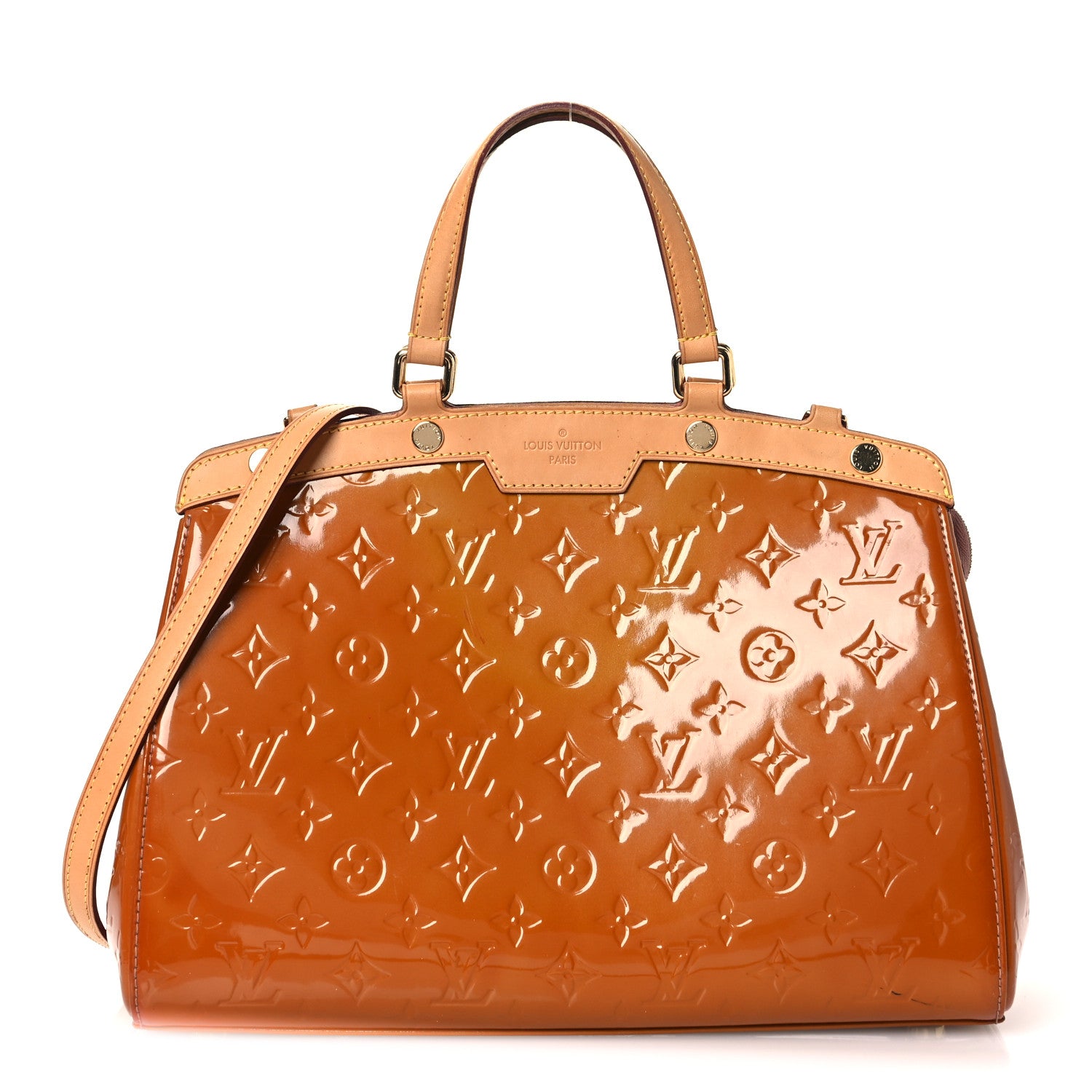 Louis Vuitton Vernis Brea MM Rose Velours 1 of 14