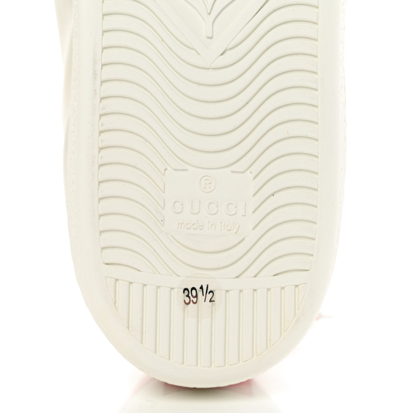 Calfskin Ayers Crystal Web Pineapple Embroidered Womens New Ace Sneakers 39.5 White