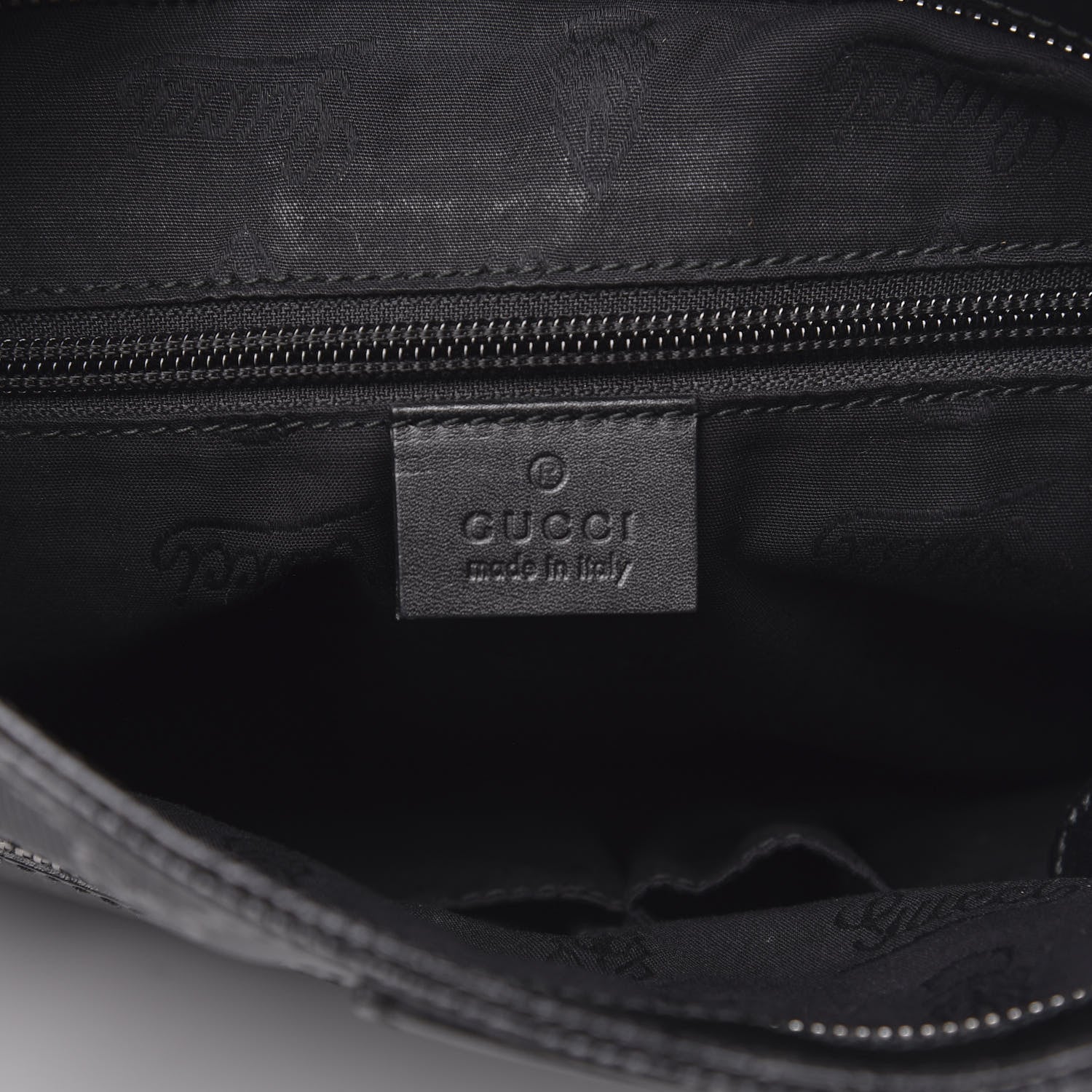 Gucci Imprime Monogram Small Flat Messenger Bag Black 6 of 10