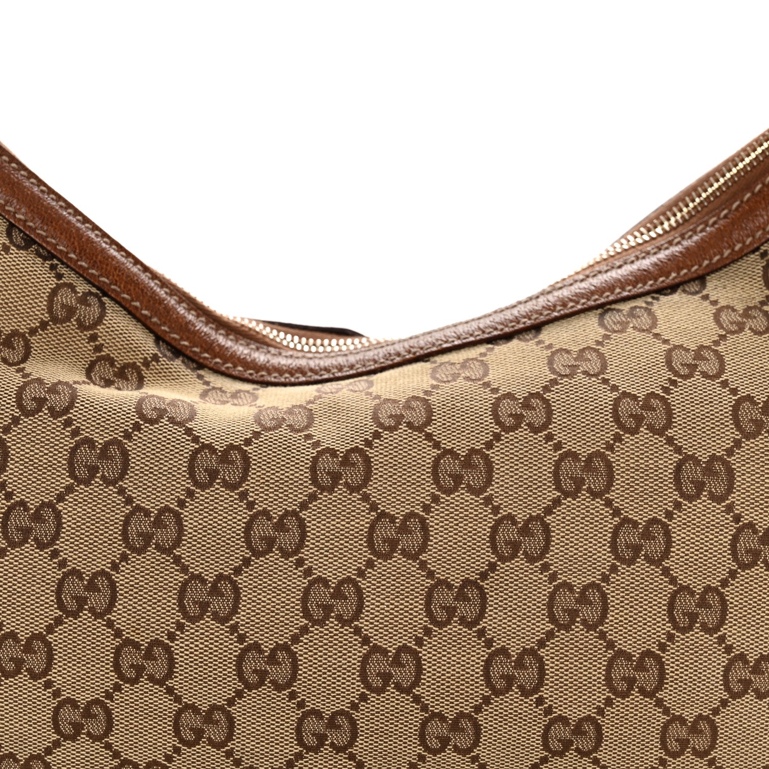 Gucci Monogram Bamboo Ring Hobo Brown 9 of 11