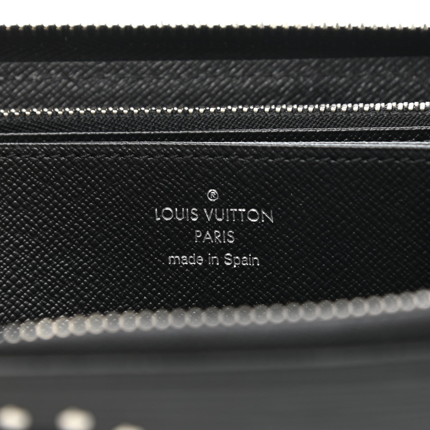 Louis Vuitton Epi LV Stories Zippy Wallet Black 7 of 9