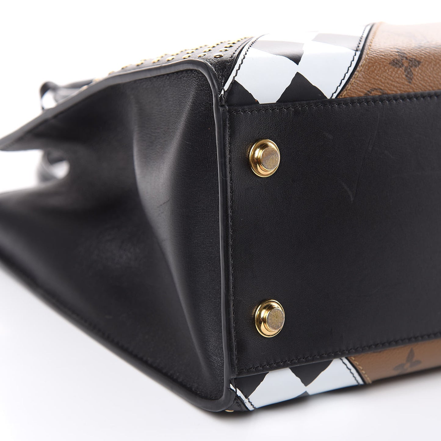 Calfskin Reverse Monogram City Steamer MM
