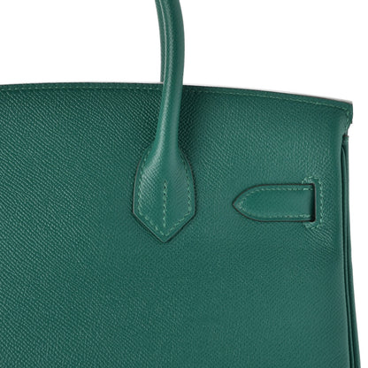 Hermes Epsom Birkin 30 Malachite 12 of 38