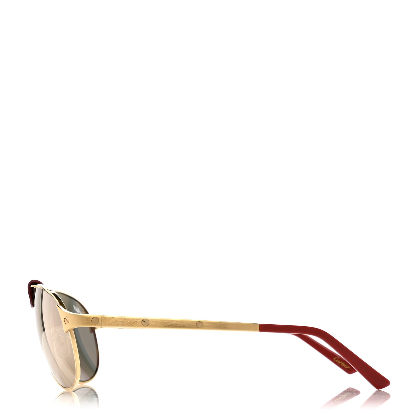 Santos Dumont Aviator Sunglasses Gold