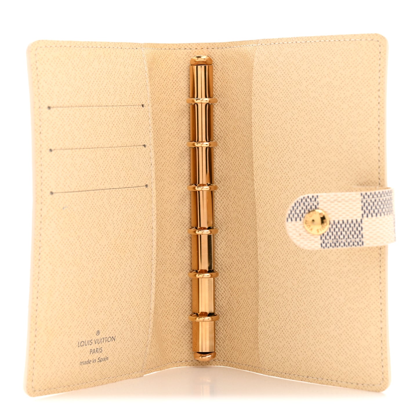 Damier Azur Small Ring Agenda Cover