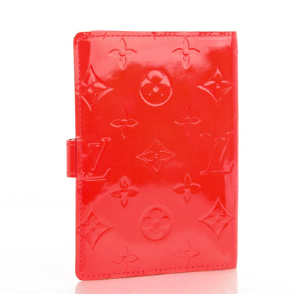 Louis Vuitton Vernis Small Ring Agenda Cover Red 3 of 7