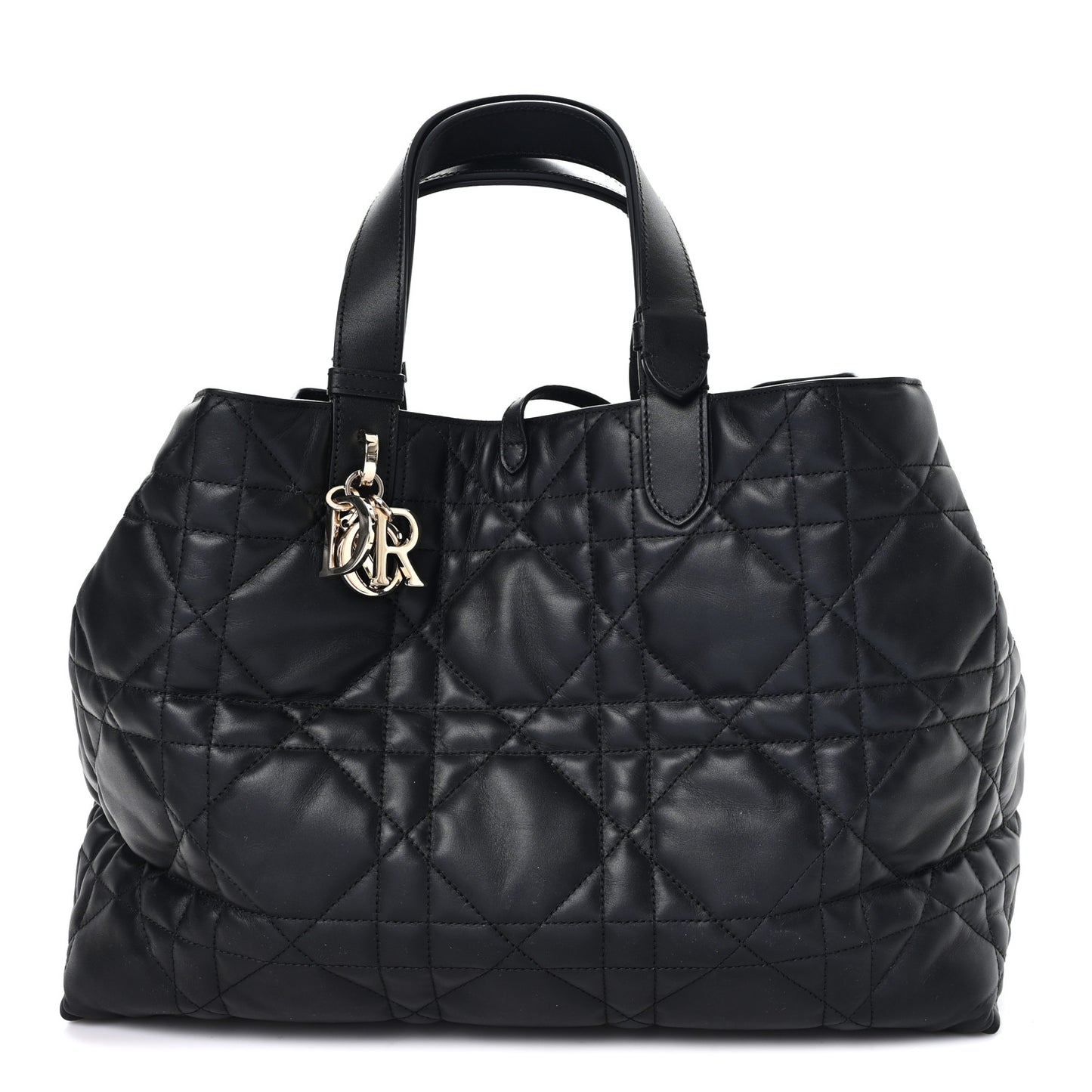 Calfskin Macrocannage Large Toujours Black