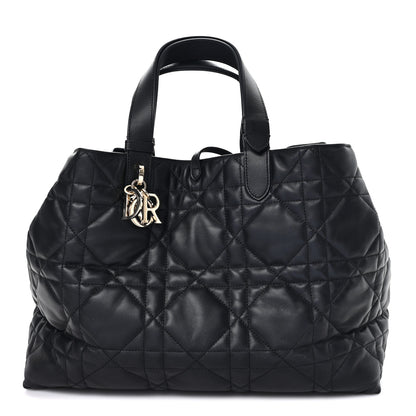 Christian Dior Calfskin Macrocannage Large Toujours Black 1 of 12