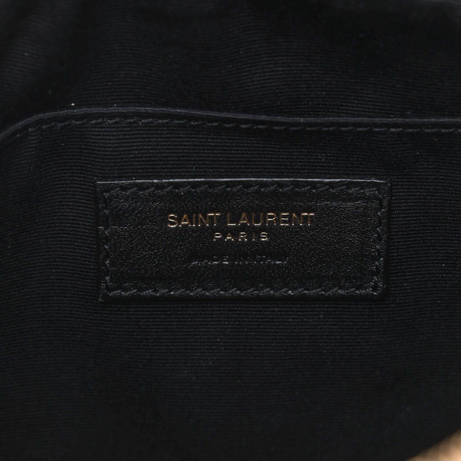 Saint Laurent Calfskin Matelasse Monogram Lou Camera Bag Dark Latte 6 of 12