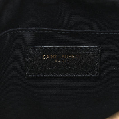 Saint Laurent Calfskin Matelasse Monogram Lou Camera Bag Dark Latte 6 of 12