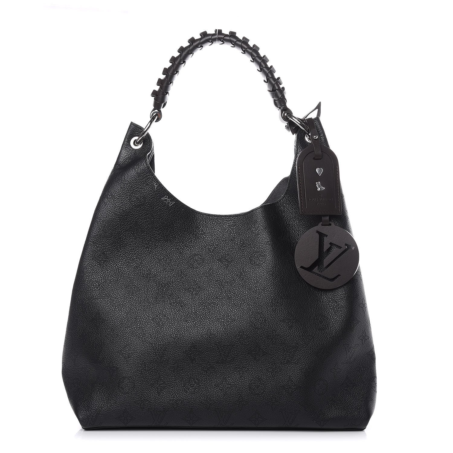 Louis Vuitton Mahina Carmel Hobo Black 1 of 10