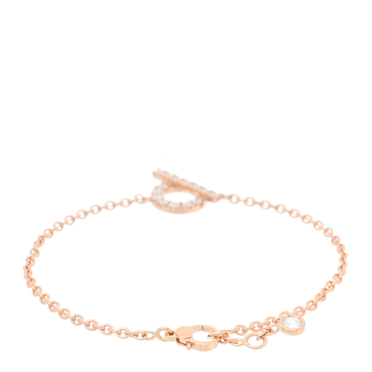 18K Rose Gold Diamond Finesse Bracelet ST